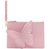 SOPHIA WEBSTER Pink Butterfly Flossy Pouch,BAW17037