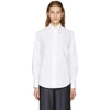 JOSEPH White Garçonne Poplin Shirt,JF001077