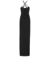 MUGLER CRÊPE MAXI DRESS,P00303614-1