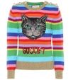 GUCCI STRIPED WOOL SWEATER,P00299090-2