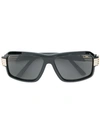 Cazal Square Shaped Sunglasses - Black In Black