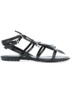 Tod's Fringed Multi In Black