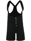 Chloé Pinafore Playsuit - Black