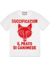 GUCCI Il Prato di Ganimede Guccification印花T恤,492347X3L3312562590