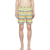 LOEWE Multicolor Striped Swim Shorts,H2182780AG
