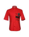 MCQ BY ALEXANDER MCQUEEN Solid color shirt,38717620BI 3