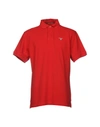 Barbour Man Polo Shirt Coral Size 3xl Cotton In Red