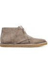 VINCE WOMAN PARSONS SUEDE DESERT BOOTS TAUPE,US 1998551929449266
