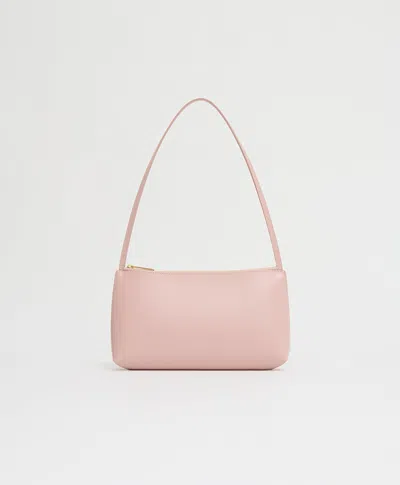 Mansur Gavriel Mini Gaia Leather Crossbody Bag In Pink