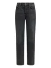 12 Storeez 333 Straight-leg Jeans In Black