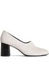 12 Storeez 70mm Leather Pumps In Multi