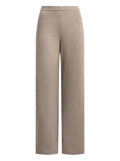 12 Storeez Aura Cashmere Trousers In Neutral