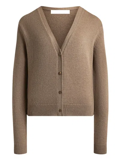 12 Storeez Buttoned Knitted Cardigan In Neutral