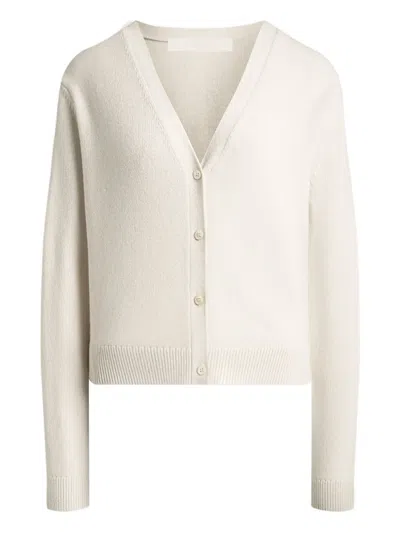 12 Storeez Geknöpfter Cardigan In White