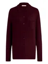 12 Storeez Buttoned-up Knitted Shirt In Red