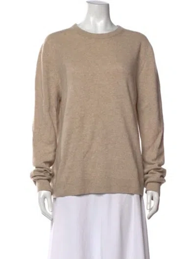Pre-owned 12 Storeez Cashmere Crew Neck Sweater In Neutrals