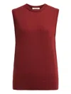 12 Storeez Cashmere Top In Red
