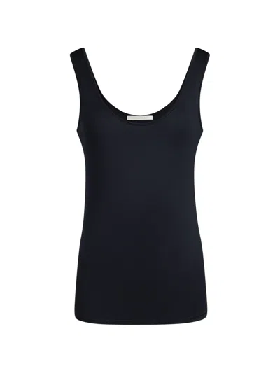 12 Storeez Cassiopeia Silk Top In Black