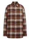12 Storeez Checked Shirt In Brown