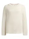 12 Storeez Cotton Crew-neck Sweater In Neutral