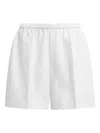 12 Storeez Cotton Shorts In White