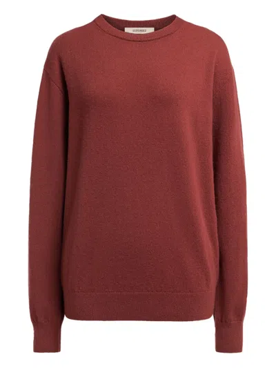 12 Storeez Crew-neck Cashmere Sweater In Red