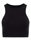 12 Storeez Crew-neck Performance Top In Black