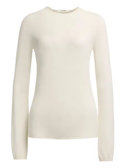 12 Storeez Crew-neck Top In Neutral