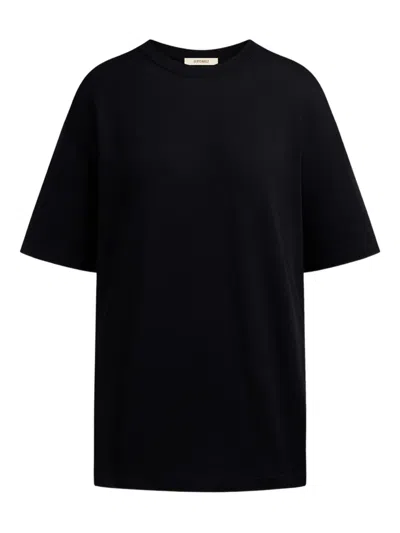 12 Storeez Crew-neck T-shirt In Black