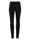 12 Storeez Cupro Blend Leggings In Black