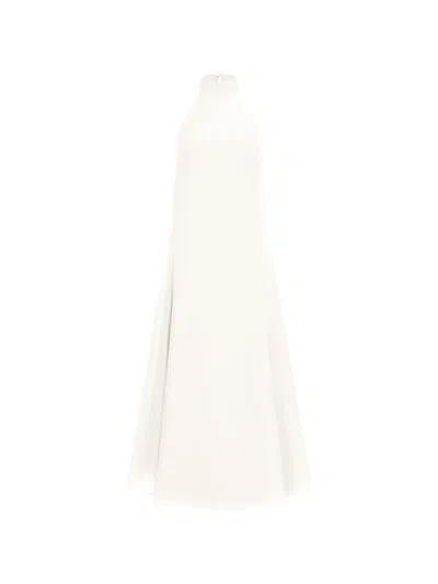 12 Storeez Dahlia Halterneck Dress In White