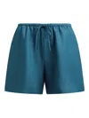 12 Storeez Delave Drawstring Linen Shorts