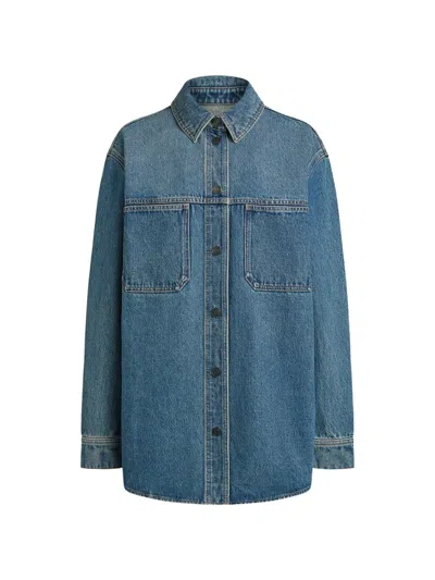 12 Storeez Denim Shirt In Blue