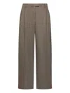 12 Storeez Drago Pleated Wide-leg Trousers