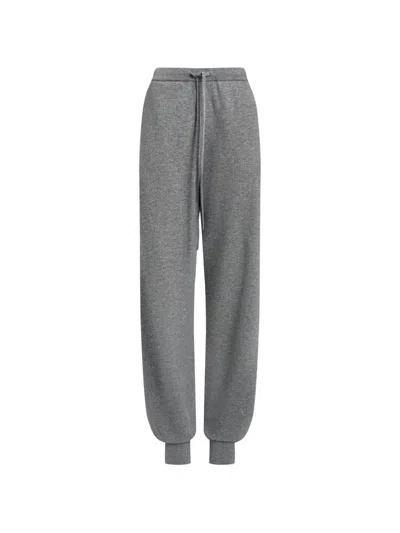 12 Storeez Drawstring Knitted Track Pants In Gray