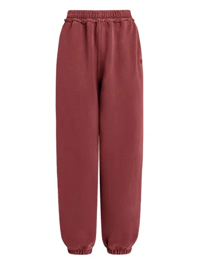12 Storeez Elastic-waistband Trousers In Red