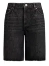 12 Storeez Frayed-hem Denim Shorts