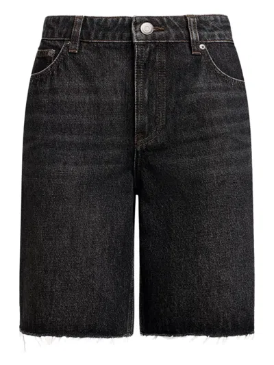 12 Storeez Frayed-hem Denim Shorts