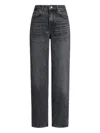 12 Storeez High-rise Straight-leg Jeans