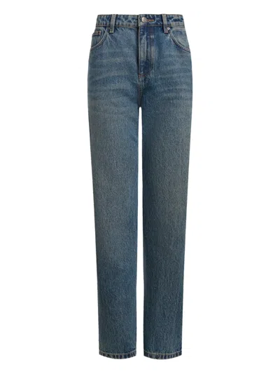 12 Storeez High-rise Straight-leg Jeans