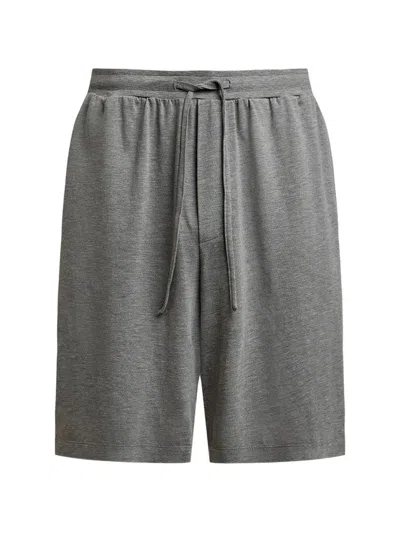 12 Storeez Home Drawstring Shorts In Gray