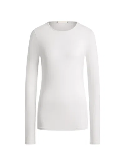 12 Storeez Kim Long-sleeve Top In White