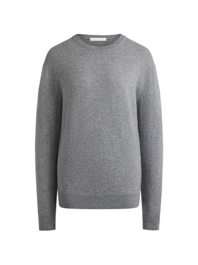 12 Storeez Knit Crew-neck Jumper In Gray