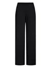 12 Storeez Knitted Trousers In Black