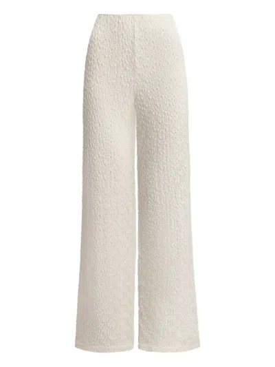 12 Storeez Lace Trousers In Neutral