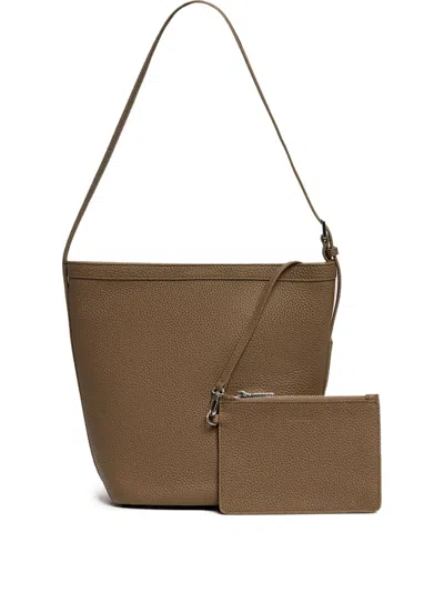 12 Storeez Leather Bucket Bag