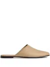 12 Storeez Leather Mules In Neutral