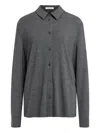 12 Storeez Long-sleeve Button-down Shirt In Gray