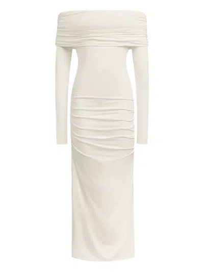 12 Storeez Long-sleeves Dress In Neutral