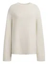 12 Storeez Merino Crew-neck Sweater In White